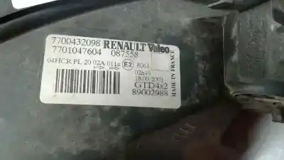 Автозапчастина б/у ліва фара для renault scenic (ja..) 1.9 d rt 64 cv / 47 kw посилання на oem iam 260600499r  
