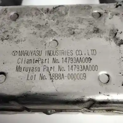 Автозапчастина б/у охолодження виступивних газів для subaru legacy berl. b13 (bl) 2.0 d classic посилання на oem iam 14793aa000  