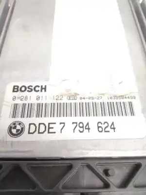 Second-hand car spare part ecu engine control for bmw serie 3 berlina (e46) 320d oem iam references 0281011122 dde7794624 136