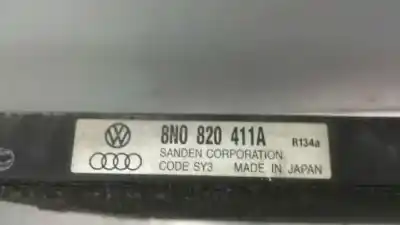 Recambio de automóvil de segunda mano de condensador / radiador aire acondicionado para seat leon (1m1) sport referencias oem iam 8n0820411a  