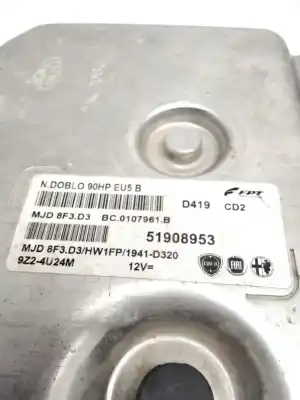 Автозапчастина б/у ебу контролер двигуна для opel combo d expression l1h1 посилання на oem iam 51908953 d419cd2 9z24u24m