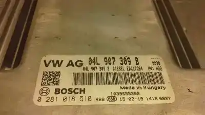 Second-hand car spare part ecu engine control for seat leon (5f1) 1.6 tdi oem iam references 04l907309b 1039s55209 0281018510