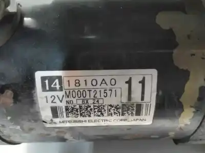 Second-hand car spare part starter motor for mitsubishi lancer sportback (cx) 1.8 16v cat oem iam references m000t21571  1810a0