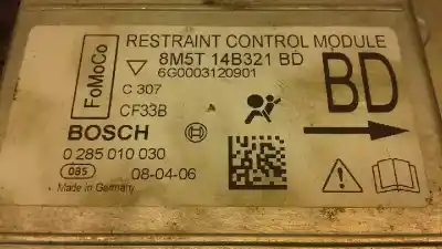 Автозапчастина б/у блок управління подушками безпеки для ford focus turnier (cb4) trend посилання на oem iam 0285010030  