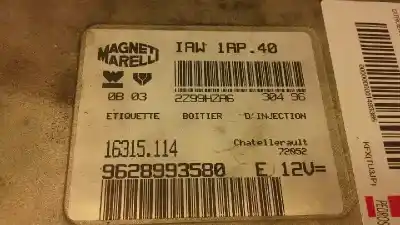 Second-hand car spare part ecu engine control for citroen berlingo 1.4 oem iam references 9628993580 16315114 iaw1ap40