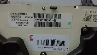 Автозапчастина б/у панель інструментів для renault kangoo (f/kc0) 1.5 dci diesel посилання на oem iam   