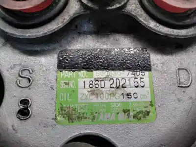 Second-hand car spare part air conditioning compressor for man fe 410 a oem iam references 186d202155  