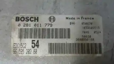 Second-hand car spare part ecu engine control for citroen c8 2.2 hdi 16v premier ii oem iam references 0281011779  9659520280