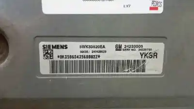 Автозапчасти б/у блок управления двигателем за cadillac srx 3.6 ссылки oem iam 5wk33520ea  24233506