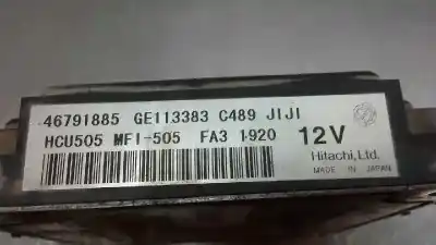 Second-hand car spare part ecu engine control for fiat stilo (192) 1.8 16v cat oem iam references 46791885 hcu505 ge113383