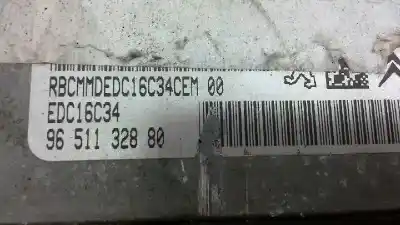 Second-hand car spare part ecu engine control for citroen c4 coupe vtr plus oem iam references 9651132880  edc16c34