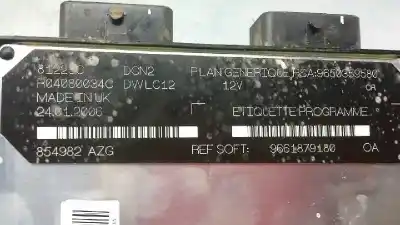 Second-hand car spare part ecu engine control for citroen berlingo 1.9 d multispace oem iam references r040800340  338