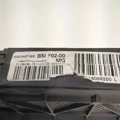 Second-hand car spare part bsi control unit for citroen c3 1.4 hdi exclusive oem iam references 9653667380  