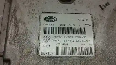 Pezzo di ricambio per auto di seconda mano centralina motore per fiat panda (169) 1.2 8v dynamic riferimenti oem iam 55190098 iaw4afsp 43feaed2e