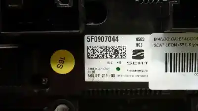 Second-hand car spare part climate control for seat leon (5f1) style oem iam references 5f0907044  