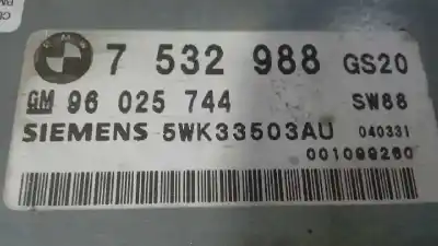 Second-hand car spare part ecu engine control for bmw x3 (e83) 3.0d oem iam references 7532988 5wk33503au 96025744