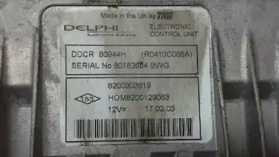 Second-hand car spare part ecu engine control for renault clio ii fase ii (b/cb0) expression oem iam references 8200303619  248