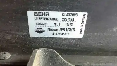 Pezzo di ricambio per auto di seconda mano radiatore d acqua per nissan atleon diesel riferimenti oem iam f91gh0  