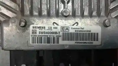 Second-hand car spare part ecu engine control for citroen c3 1.4 hdi exclusive oem iam references 5ws40068bt 9648624280 9650529880