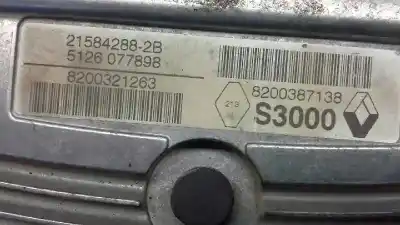 Tweedehands auto-onderdeel ecu motorcontroller voor renault scénic ii (jm0/1_) 1.6 (jm0c jm0j jm1b) oem iam-referenties 8200387138