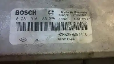 Pezzo di ricambio per auto di seconda mano centralina motore per renault scenic rx4 (ja0) 1.9 dci salomon riferimenti oem iam 0281010189  241