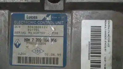 Автозапчастина б/у ебу контролер двигуна для renault kangoo (f/kc0) rt посилання на oem iam r04080012j 7700111206 7700104956 Автозапчастина б/у ебу контролер двигуна для renault kangoo (f/kc0) rt посилання на oem iam r04080012j 7700111206 7700104956