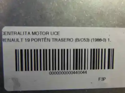 Автозапчасти б/у блок управления двигателем за renault 19 hatchback (b/c53) 1.8 ссылки oem iam 