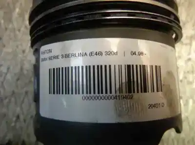 Second-hand car spare part piston for bmw serie 3 berlina (e46) 320d oem iam references   