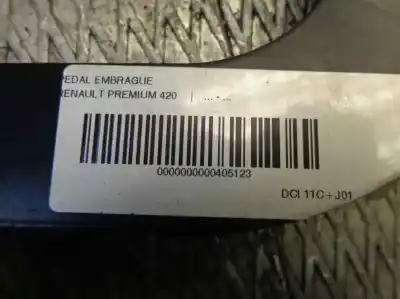 Peça sobressalente para automóvel em segunda mão pedal da embreagem por renault premium 420 referências oem iam   