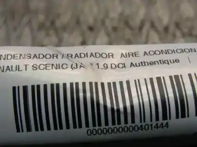 Pezzo di ricambio per auto di seconda mano condensatore / radiatore aria condizionata per renault scenic (ja..) 1.9 dci authentique riferimenti oem iam 7700434383  