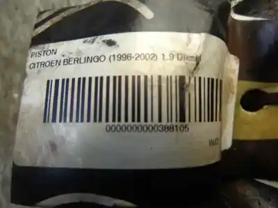 Second-hand car spare part piston for citroen berlingo 1.9 d multispace oem iam references   
