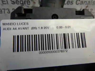 Second-hand car spare part headlights switch for audi a4 b5 avant (8d5) 1.8 oem iam references   