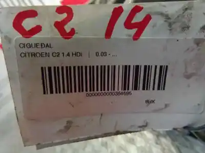 Peça sobressalente para automóvel em segunda mão virabrequim por citroen c2 (jm_) 1.4 hdi referências oem iam 62380  