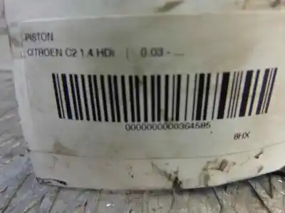 Second-hand car spare part piston for citroen c2 (jm_) 1.4 hdi oem iam references   