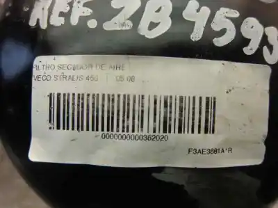 Peça sobressalente para automóvel em segunda mão filtro de ar por iveco stralis 450 referências oem iam   