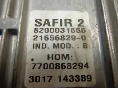 Автозапчастина б/у ебу контролер двигуна для renault clio ii fase i (b/cbo) 1.2 посилання на oem iam 7700868294 216568290 8200031655