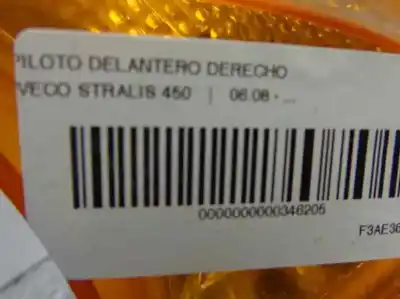 Peça sobressalente para automóvel em segunda mão farolim dianteiro direito por iveco stralis 450 referências oem iam   