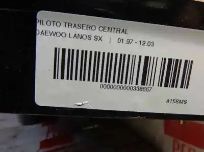 Second-hand car spare part center tailgate light for daewoo lanos 1.5 cat oem iam references   