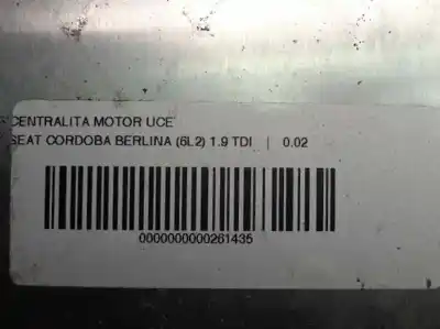 Piesă de schimb auto la mâna a doua unitate de control motor ecu pentru seat cordoba berlina (6l2) 1.9 tdi referințe oem iam 028906019  188