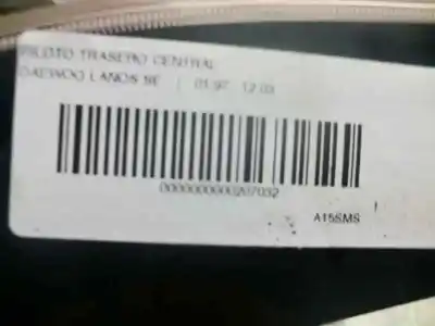 Peça sobressalente para automóvel em segunda mão farolim traseiro central por daewoo lanos se referências oem iam   