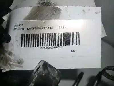 Pièce détachée automobile d'occasion culasse du moteur pour peugeot 206 berlina 1.4 hdi références oem iam   