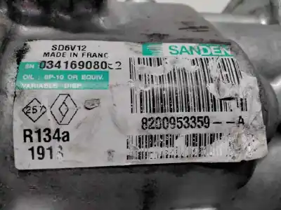 Peça sobressalente para automóvel em segunda mão compressor de ar condicionado a/a a/c por nissan note (e11e) 1.5 dci turbodiesel cat referências oem iam 8200953359  sd6v12