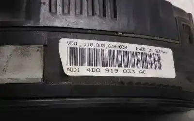 Автозапчасти б/у приборная доска за audi a8 (d2) 3.7 v8 32v ссылки oem iam 4d0919033ac  