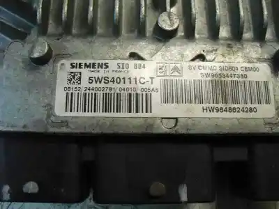 Second-hand car spare part ecu engine control for citroen c2 (jm_) 1.4 hdi oem iam references 5ws40111ct 9648624280 9653447380