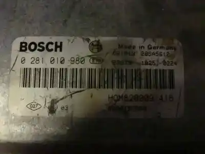 Автозапчастина б/у ебу контролер двигуна для renault scenic rx4 (ja0) 1.9 dci salomon посилання на oem iam 0281010980  292