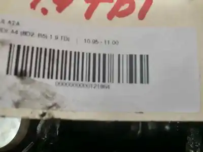 Second-hand car spare part cylinder head for audi a4 avant (b5) 1.9 tdi quattro oem iam references   