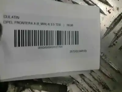 Peça sobressalente para automóvel em segunda mão cabeça do cilindro por opel frontera a 2.5 turbodiesel referências oem iam  95324 