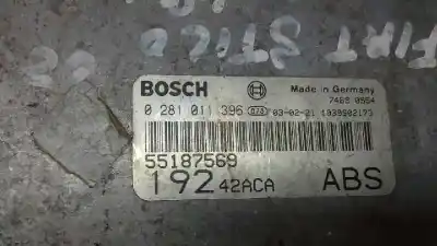 Pezzo di ricambio per auto di seconda mano centralina motore per fiat stilo multi wagon (192_) 1.9 d multijet riferimenti oem iam 0281011396 90720 184