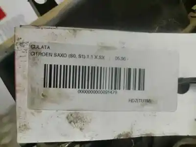 Gebrauchtes Autoersatzteil zylinderkopf des motors zum citroen saxo 1.1 sx oem-iam-referenzen 9619406110 36123 