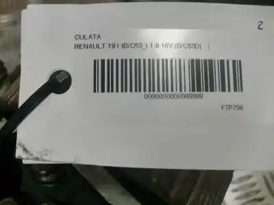 Автозапчастина б/у доп для renault 19 hatchback (b/c53) 1.8 cat посилання на oem iam 7700736463 35285 